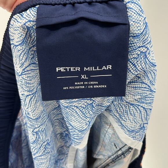 Peter Millar Crowned Coral Swim Trunks - Sahar - XL - New with tags - Picture 4 of 7